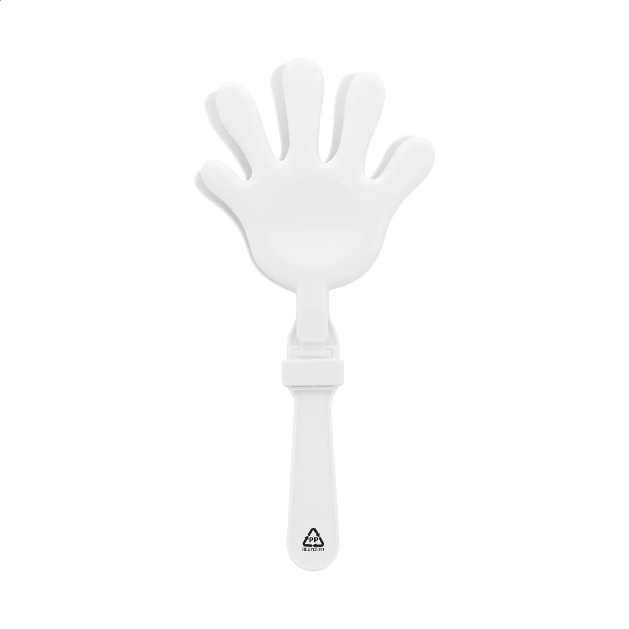 Klapphand aus RPP - Clappy - weiß (-01)