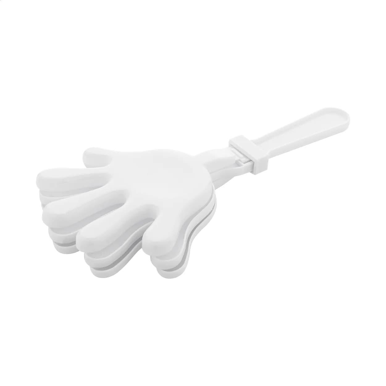 Klapphand aus RPP - Clappy - weiß (-01)