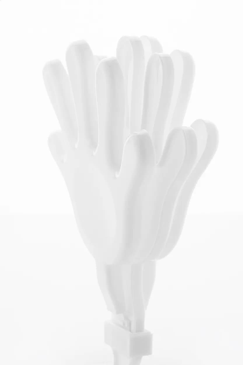 Klapphand aus RPP - Clappy - weiß (-01)