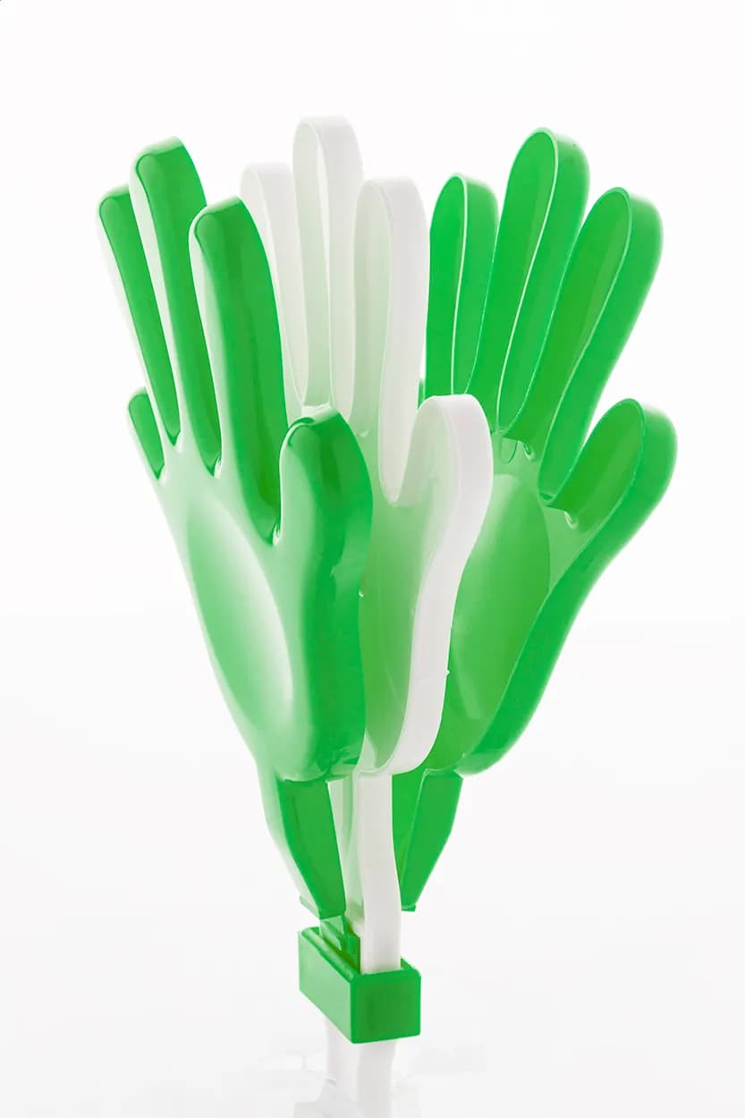 Klapphand aus RPP - Clappy - grün (-07)