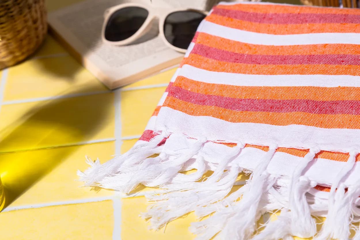 Strandtuch - Tulum - orange (-03)