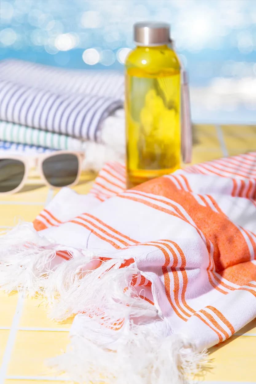 Strandtuch - Myrtos - orange (-03)