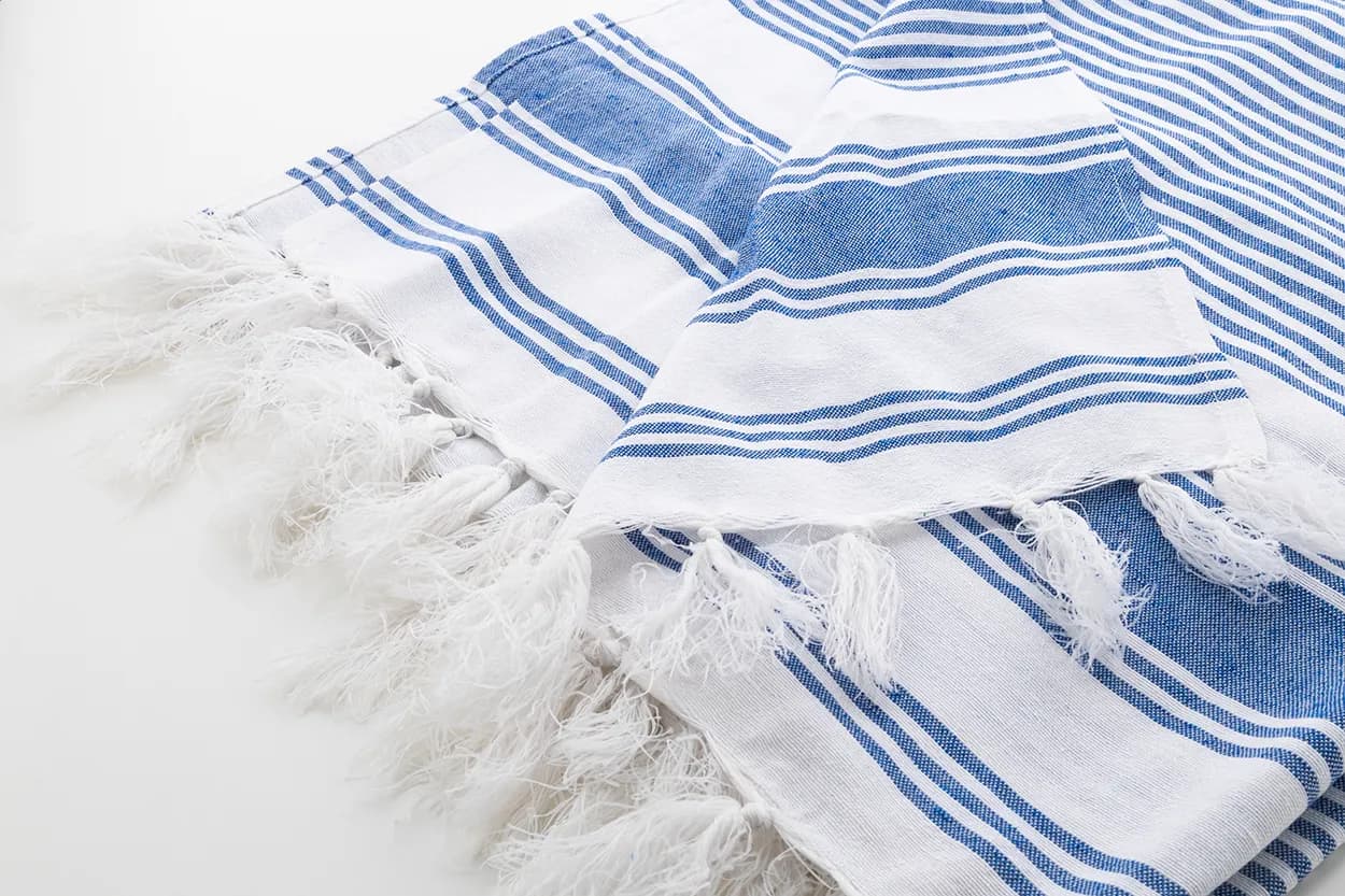 Strandtuch - Myrtos - blau (-06)