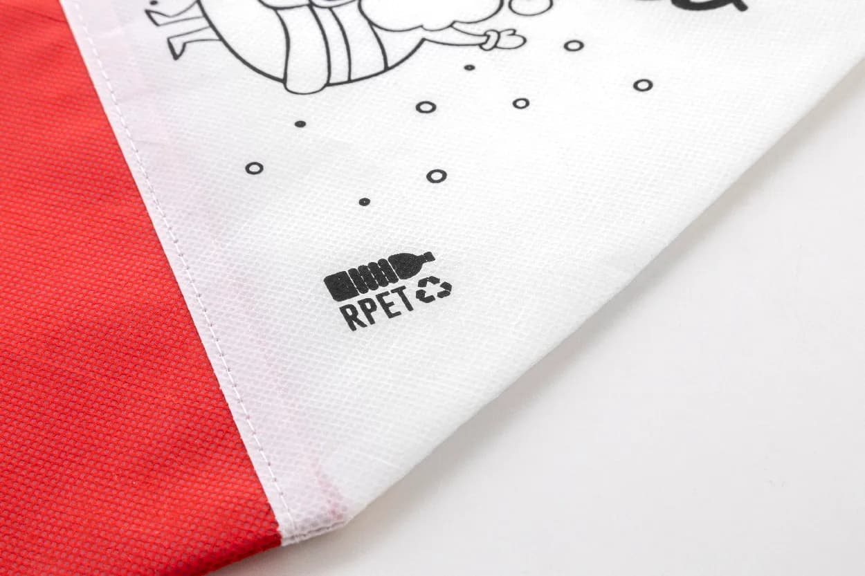 Weihnachtsmütze zum Ausmalen - Julfar Hat - weiß