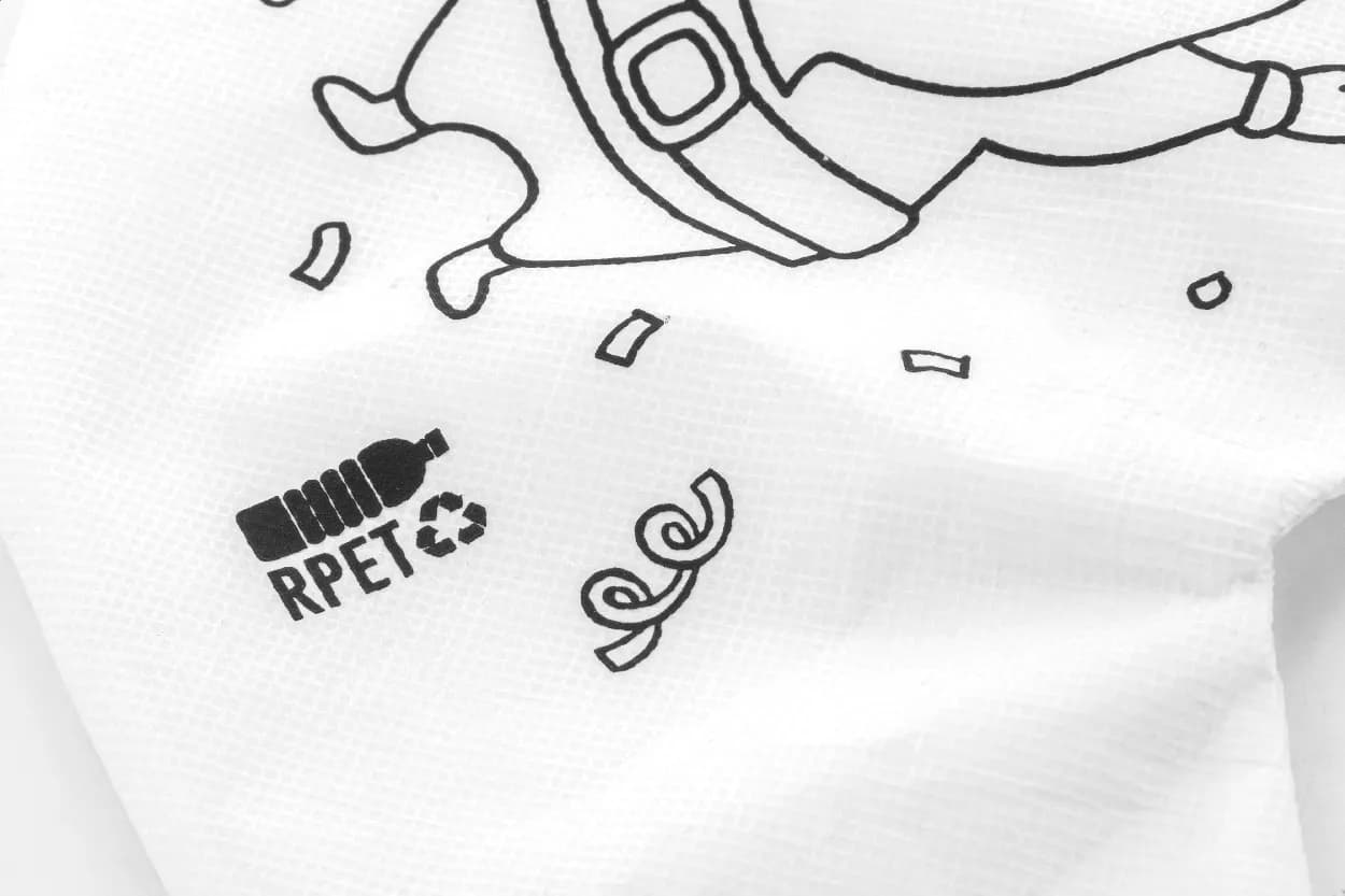 Weihnachtsstrumpf zum Ausmalen - Julfar Gift - weiß