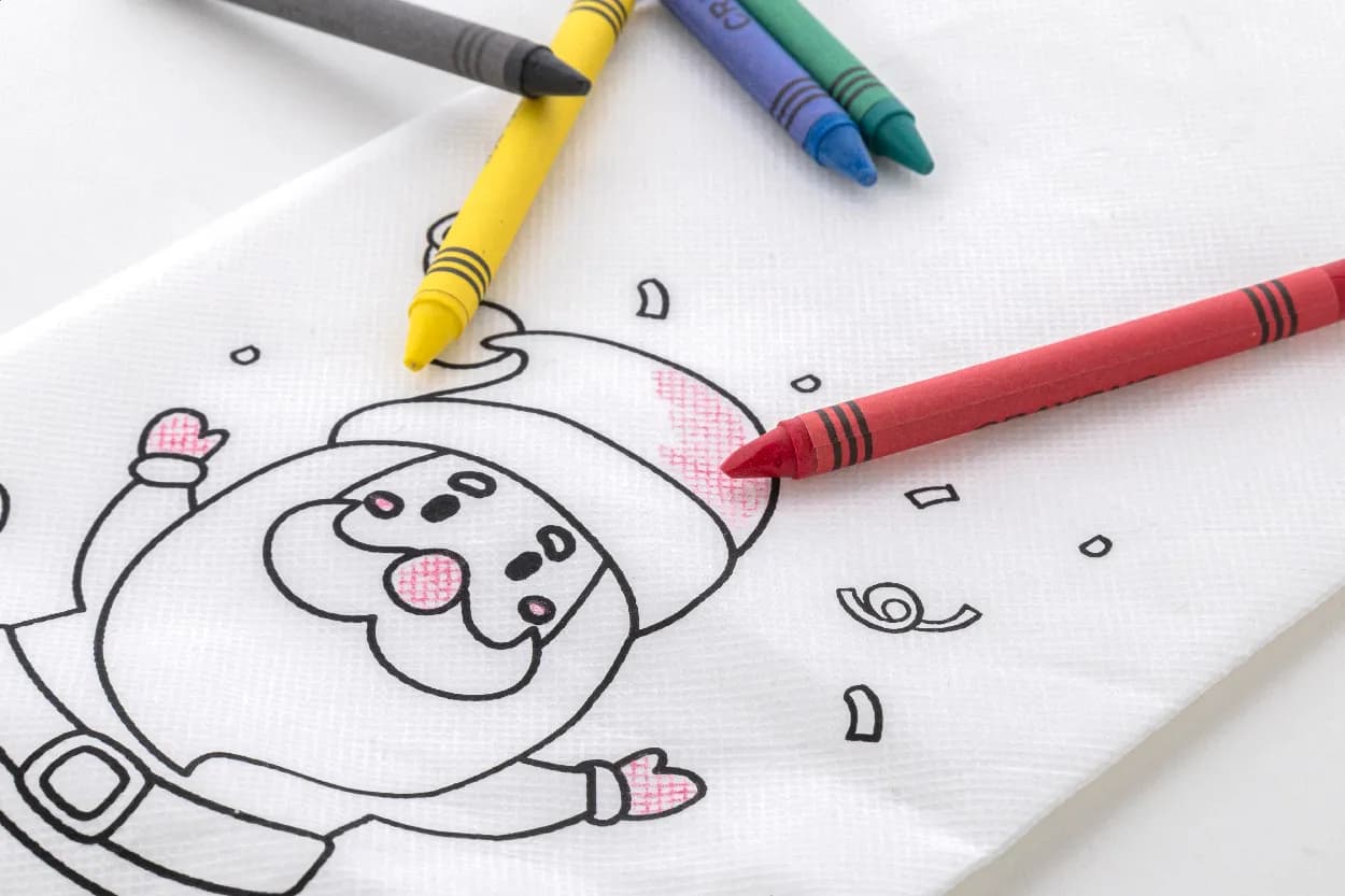 Weihnachtsstrumpf zum Ausmalen - Julfar Gift - weiß