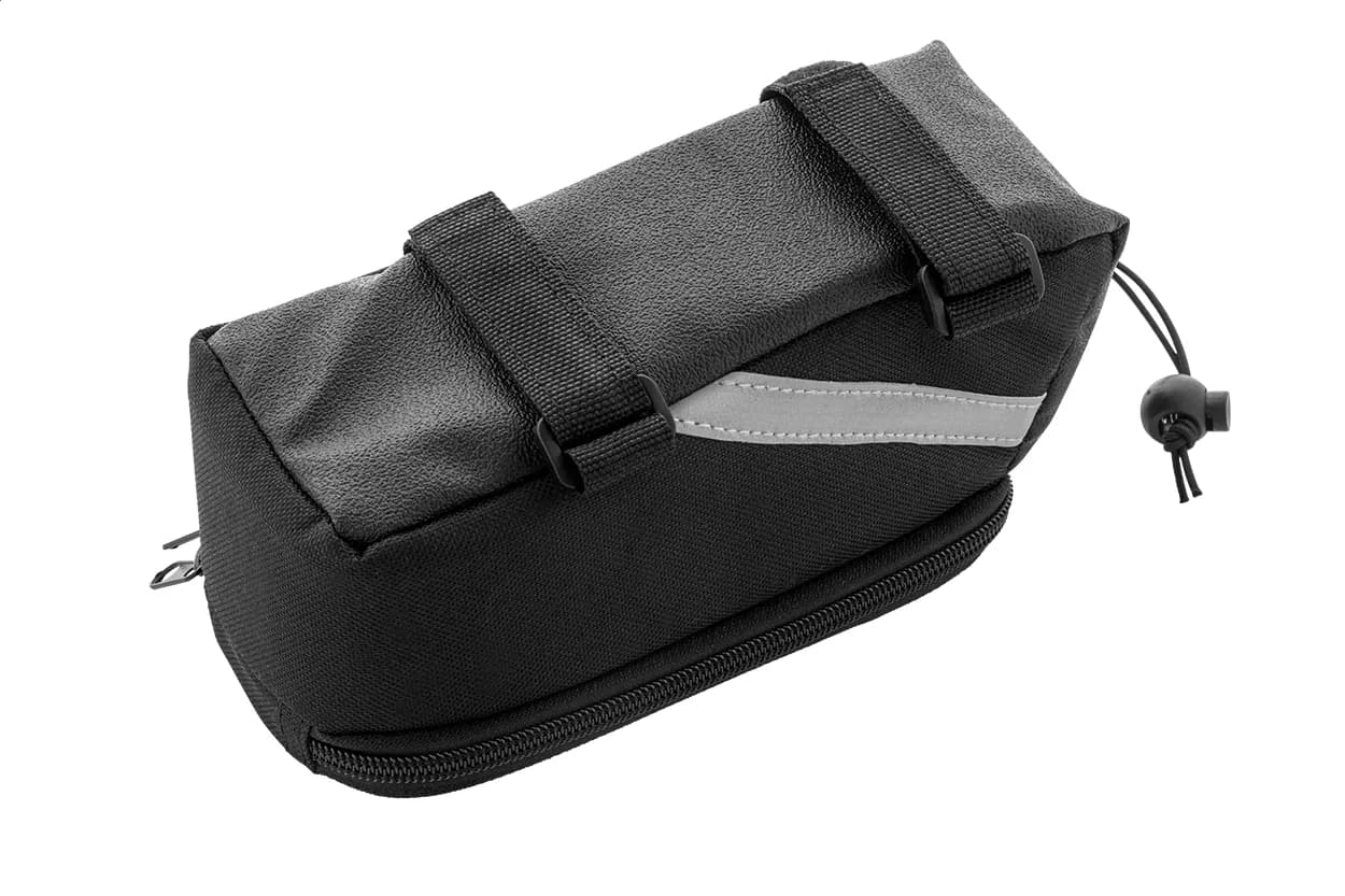 RPET-Fahrrad-Handyhaltertasche - Velofon - schwarz (-10)