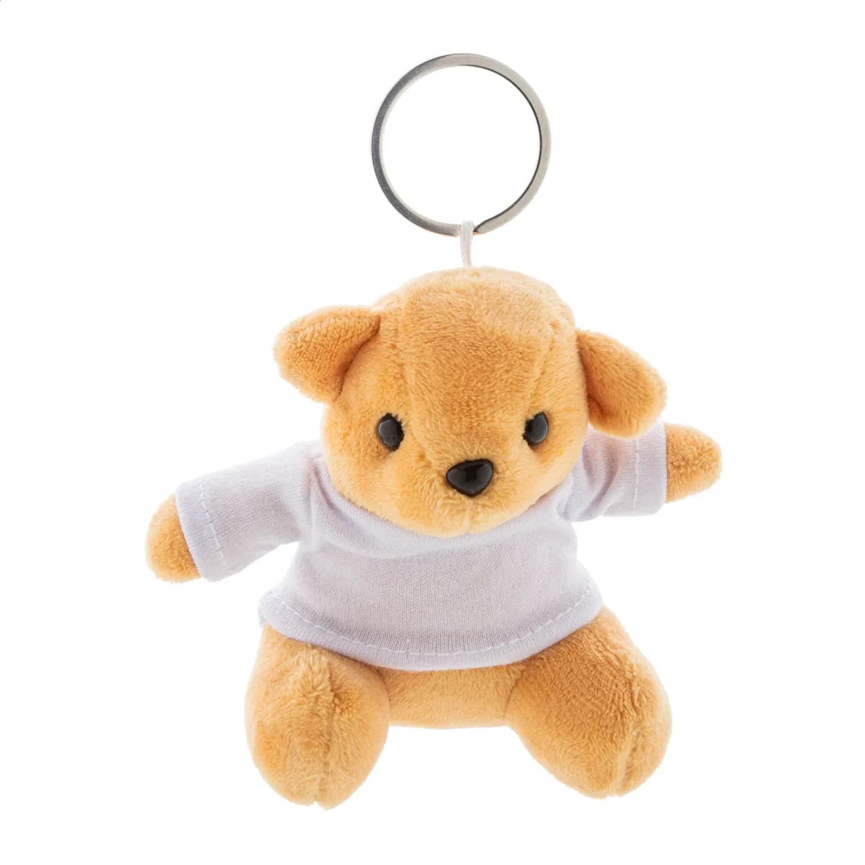 Plüsch-Teddybär-Schlüsselanhänger - TeddyFob - weiß (-01)