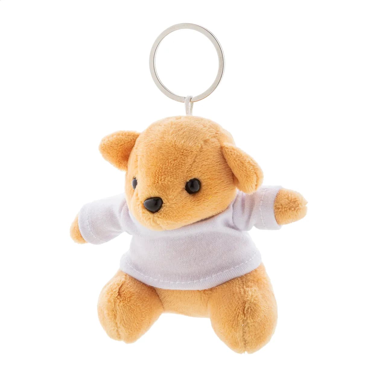 Plüsch-Teddybär-Schlüsselanhänger - TeddyFob - weiß (-01)