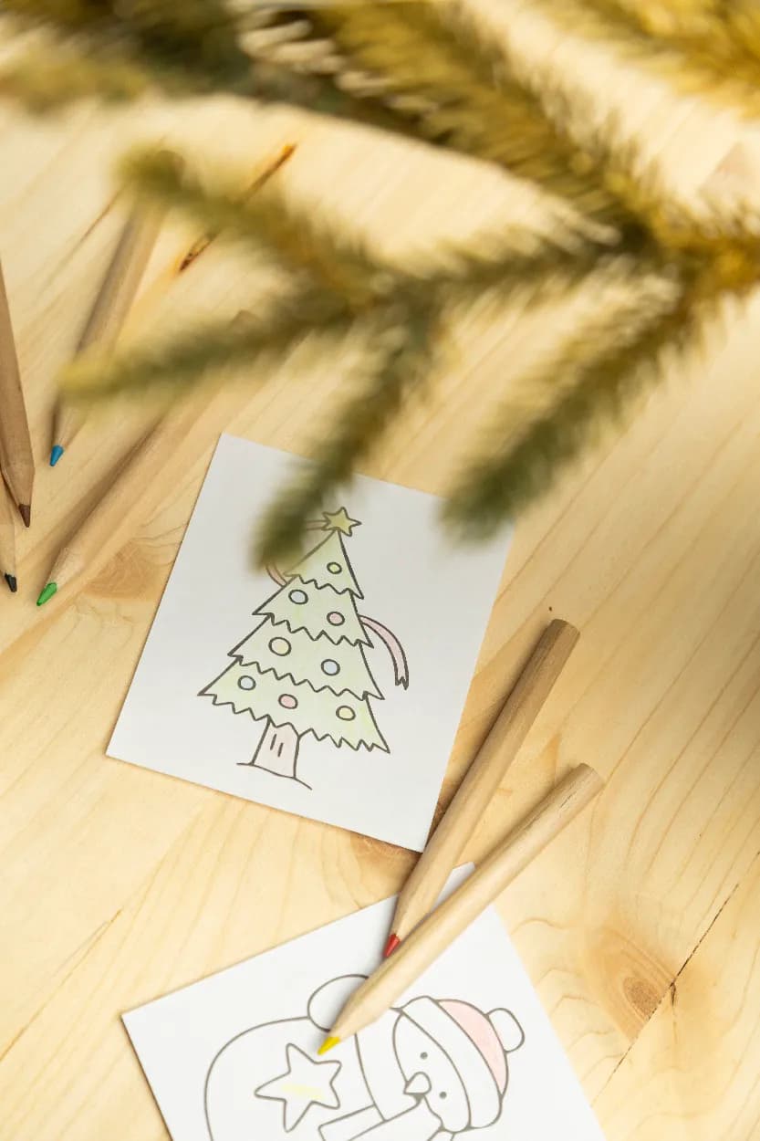 Weihnachts-Malset - Jolably - natur