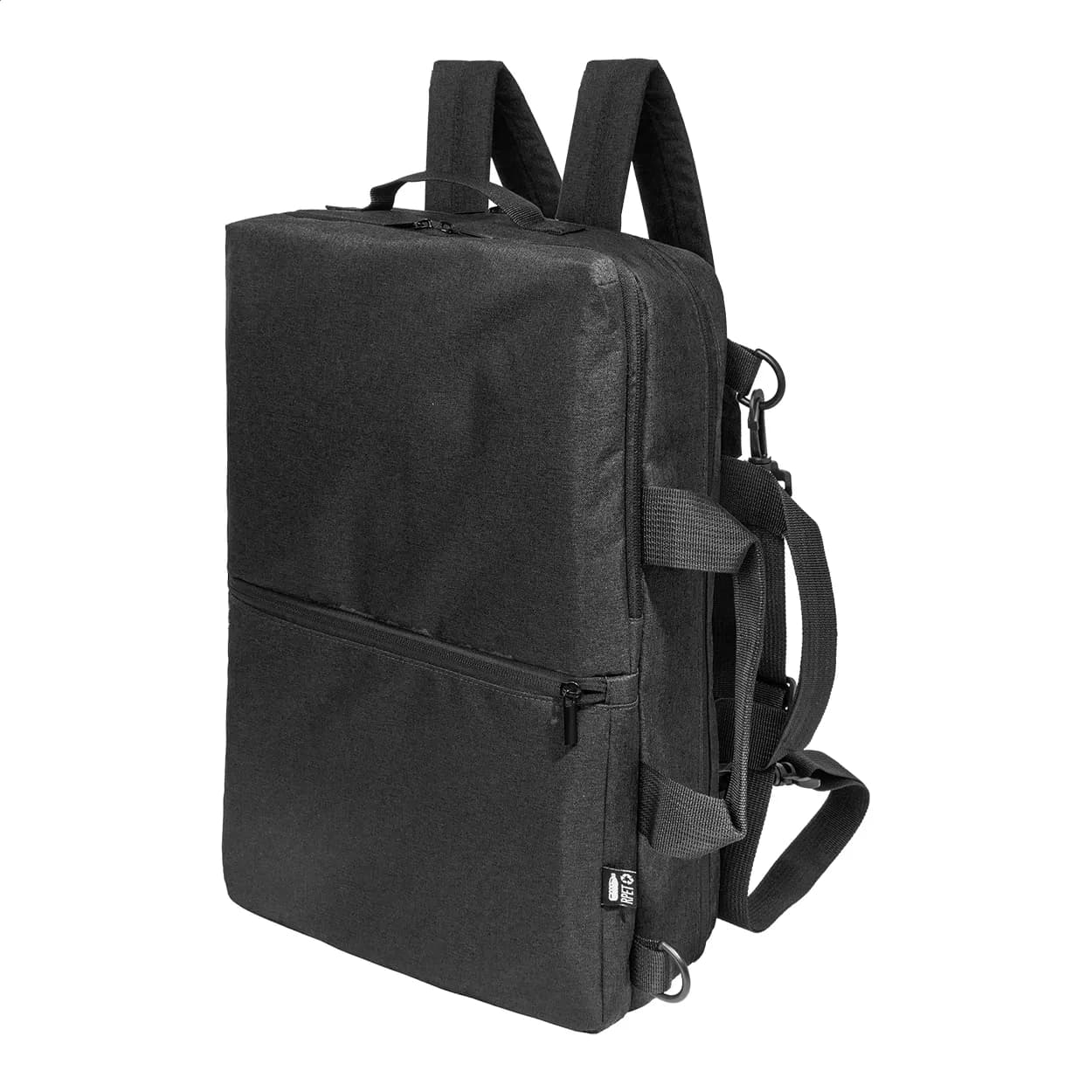 Dokumentenrucksack, RPET - Walton - schwarz (-10)