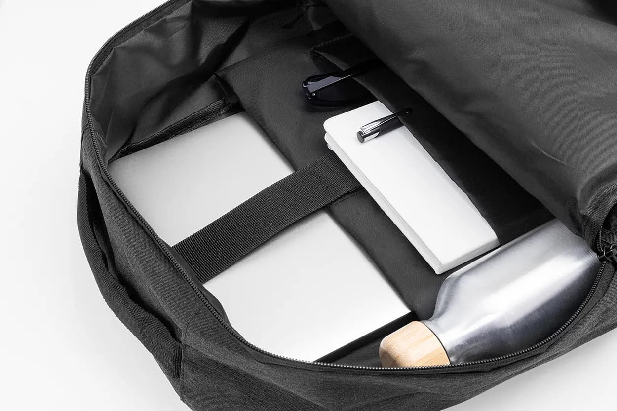 Rucksack, RPET - Lauder - schwarz (-10)