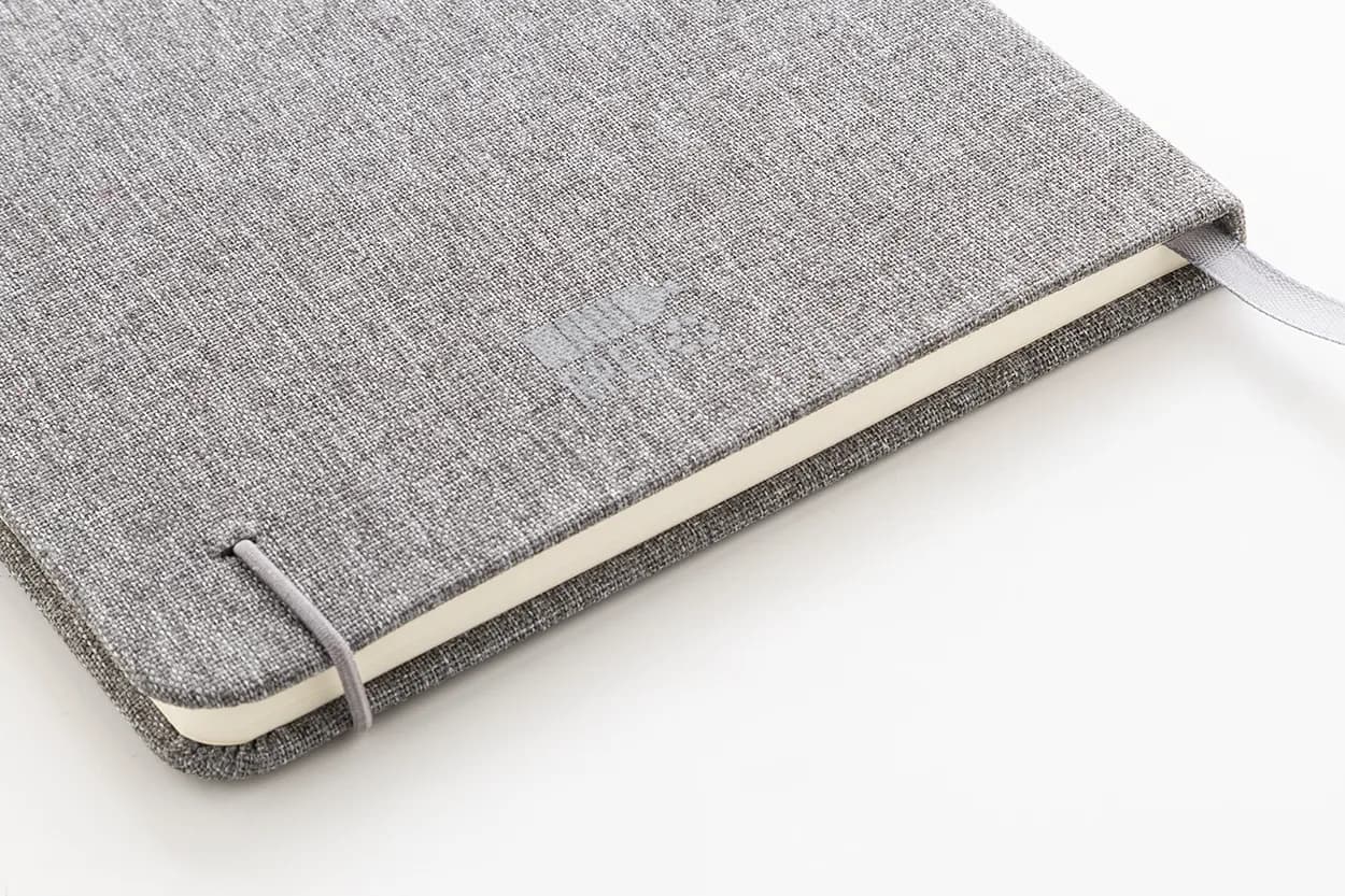 Notizbuch RPET - Gracilis - grau (-77)