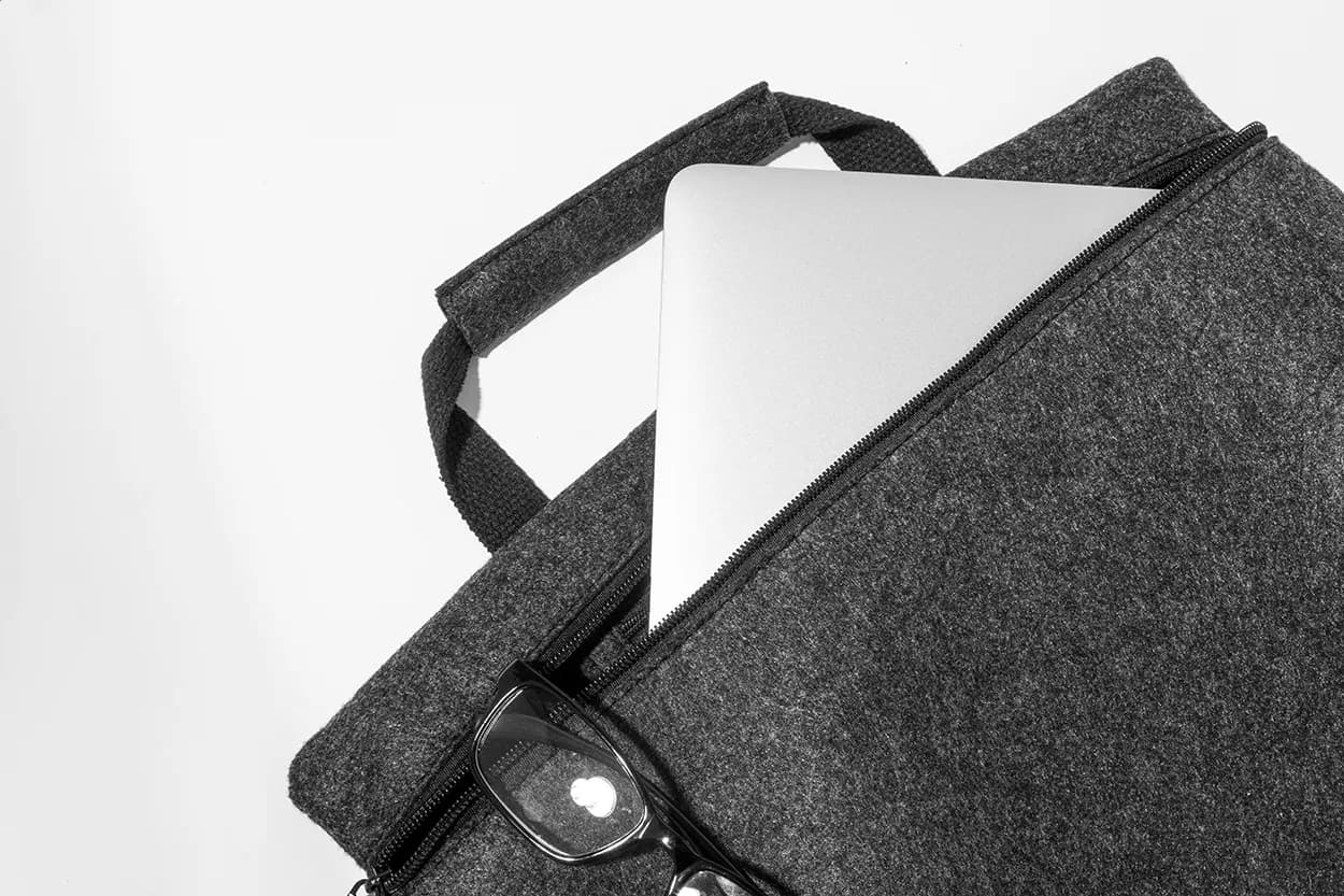 Laptoptasche RPET - Refelt Laptop - dunkelgrau (-80)