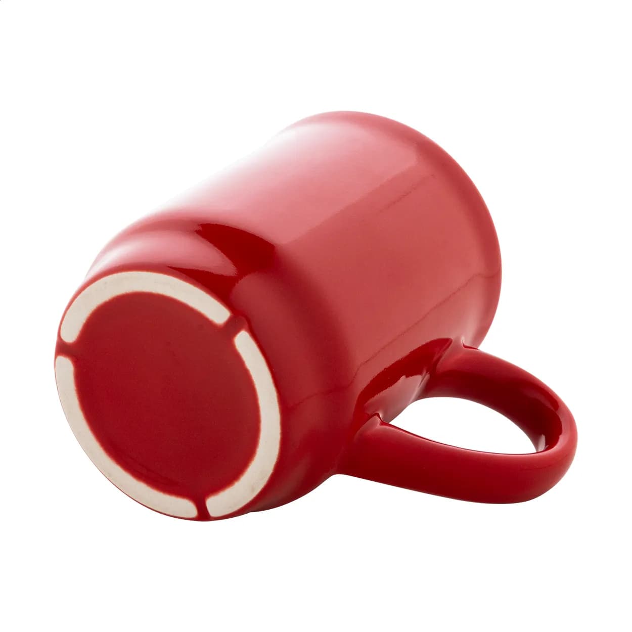 stapelbarer Keramikbecher - Marknad - rot (-05)