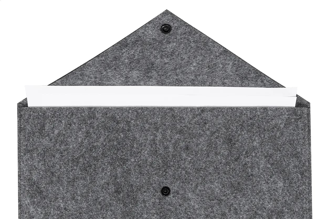 Dokumententasche RPET - Refelt Slim - grau (-77)