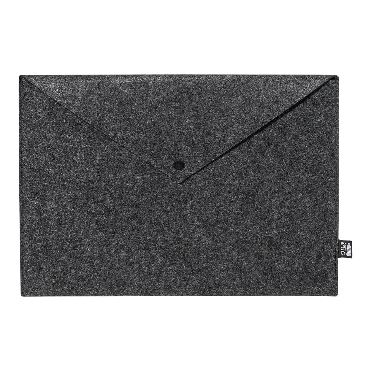 Dokumententasche RPET - Refelt Slim - dunkelgrau (-80)