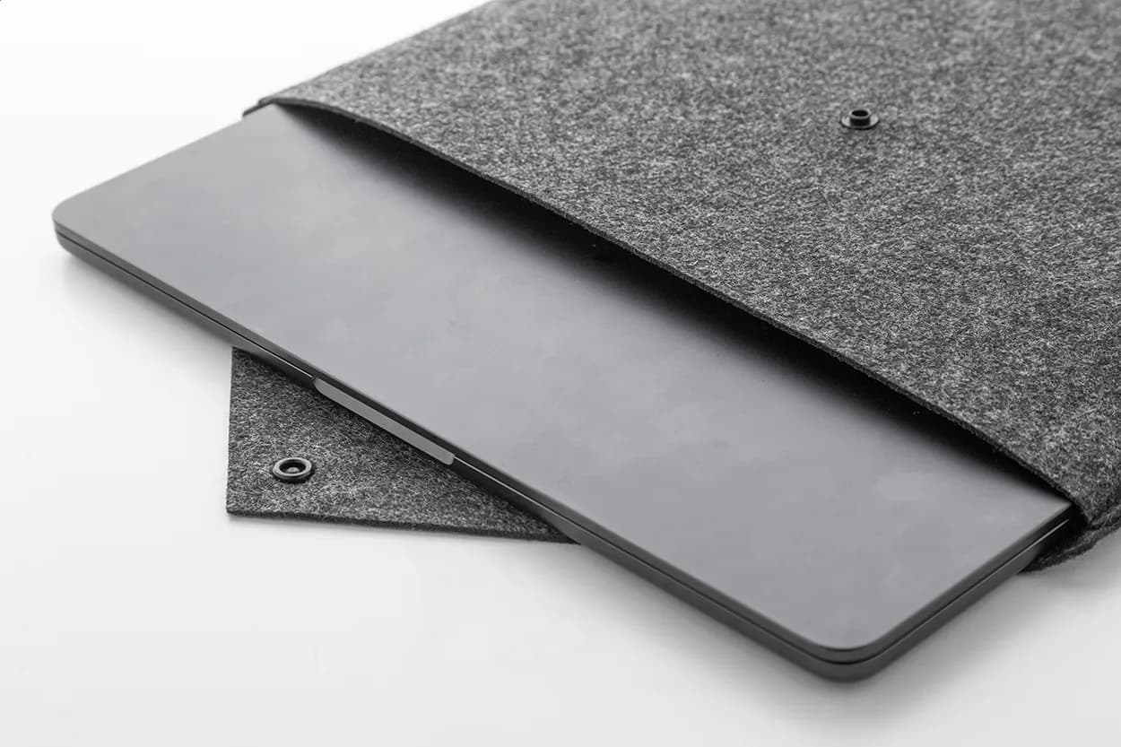 Dokumententasche RPET - Refelt Slim - dunkelgrau (-80)