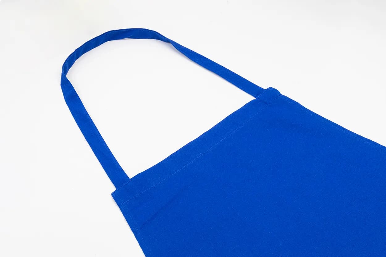 Baumwollschürze - Commis - blau (-06)