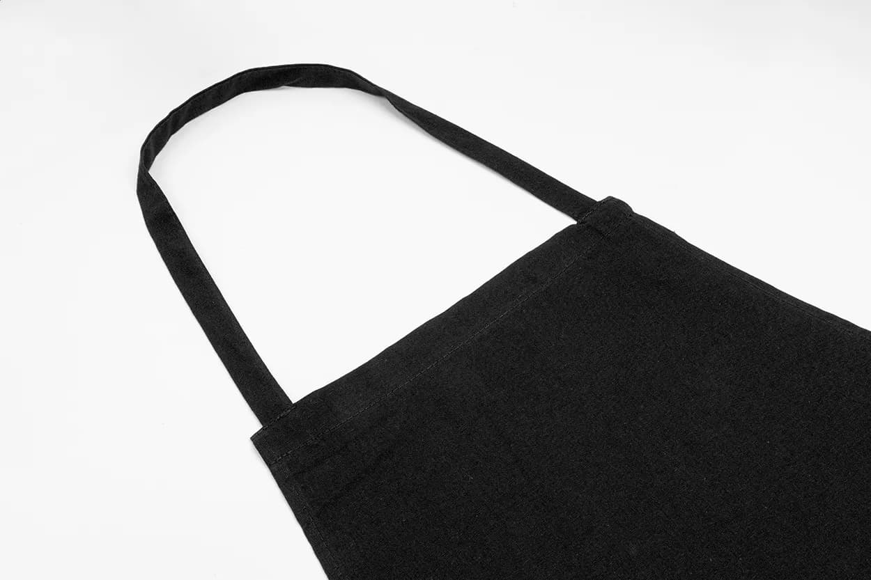 Baumwollschürze - Commis - schwarz (-10)