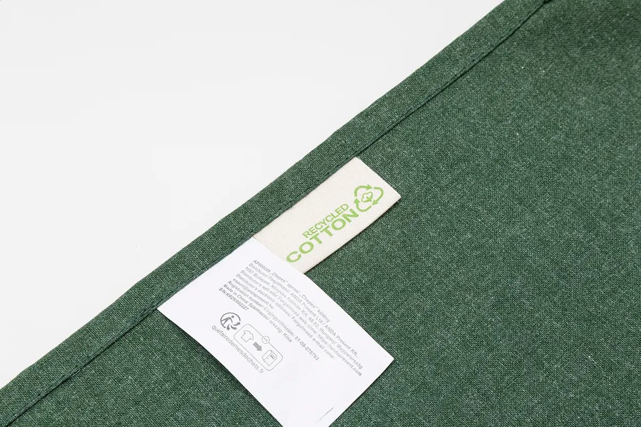 Schürze aus recycelter Baumwolle - Chepex - grün (-07)