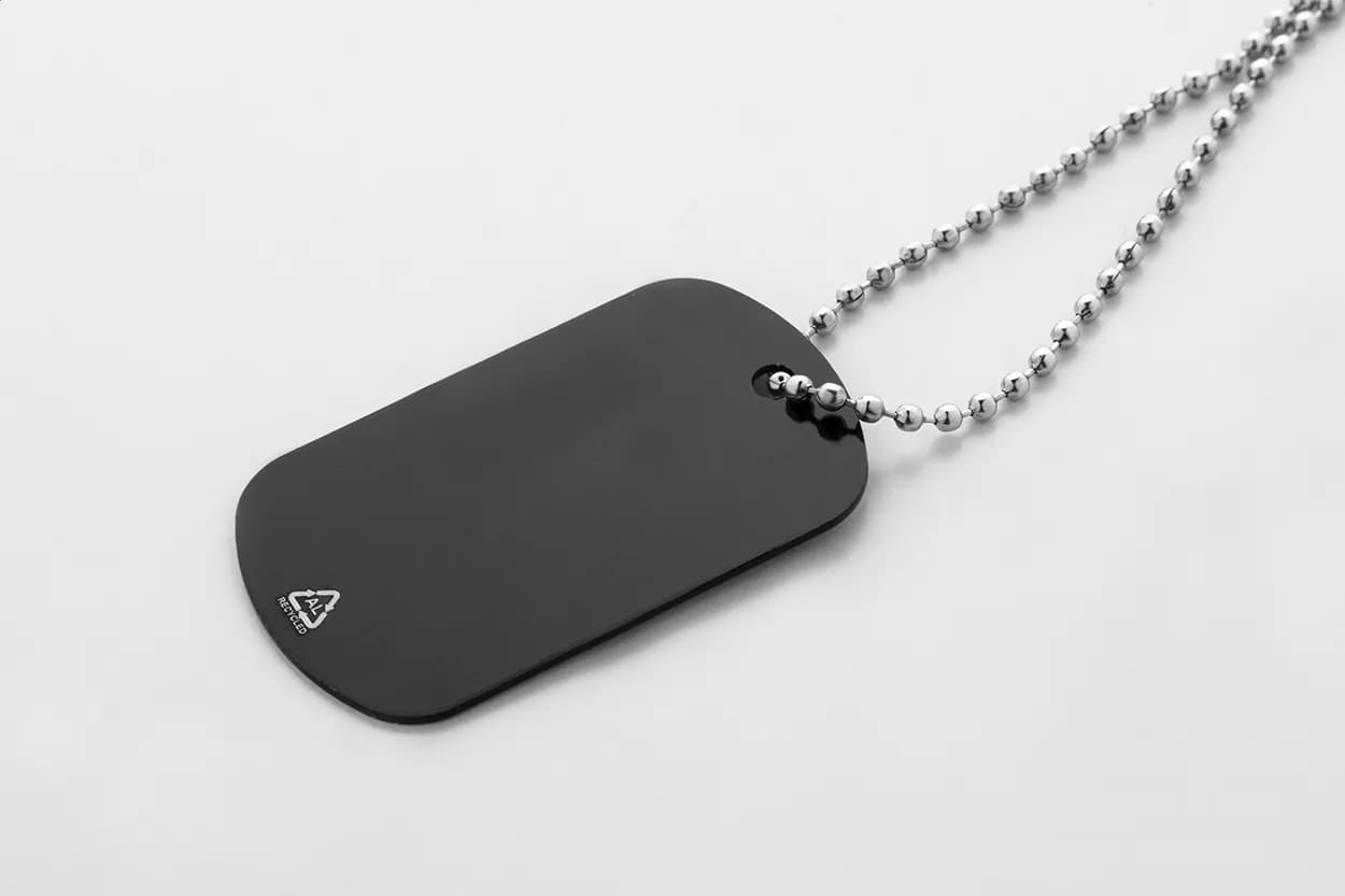 ID-Tag-Halskette - Delta - schwarz (-10)