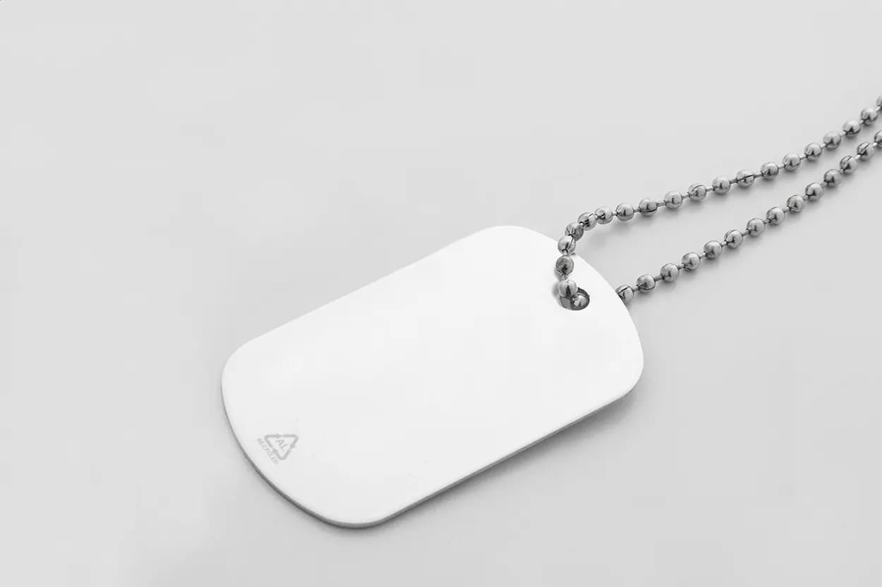 ID-Tag-Halskette - Delta - silber (-21)