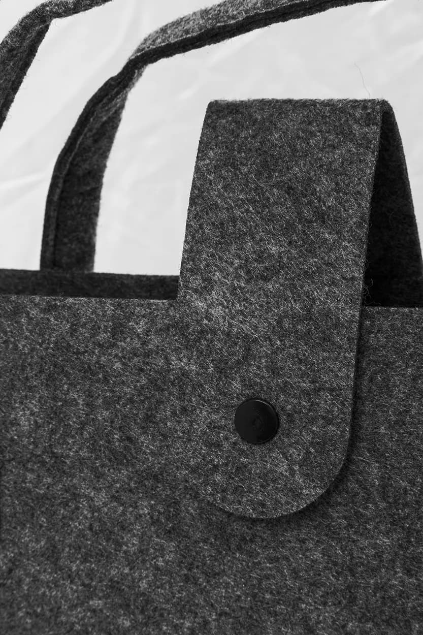 Einkaufstasche RPET - Refelt Shop Lux - dunkelgrau (-80)