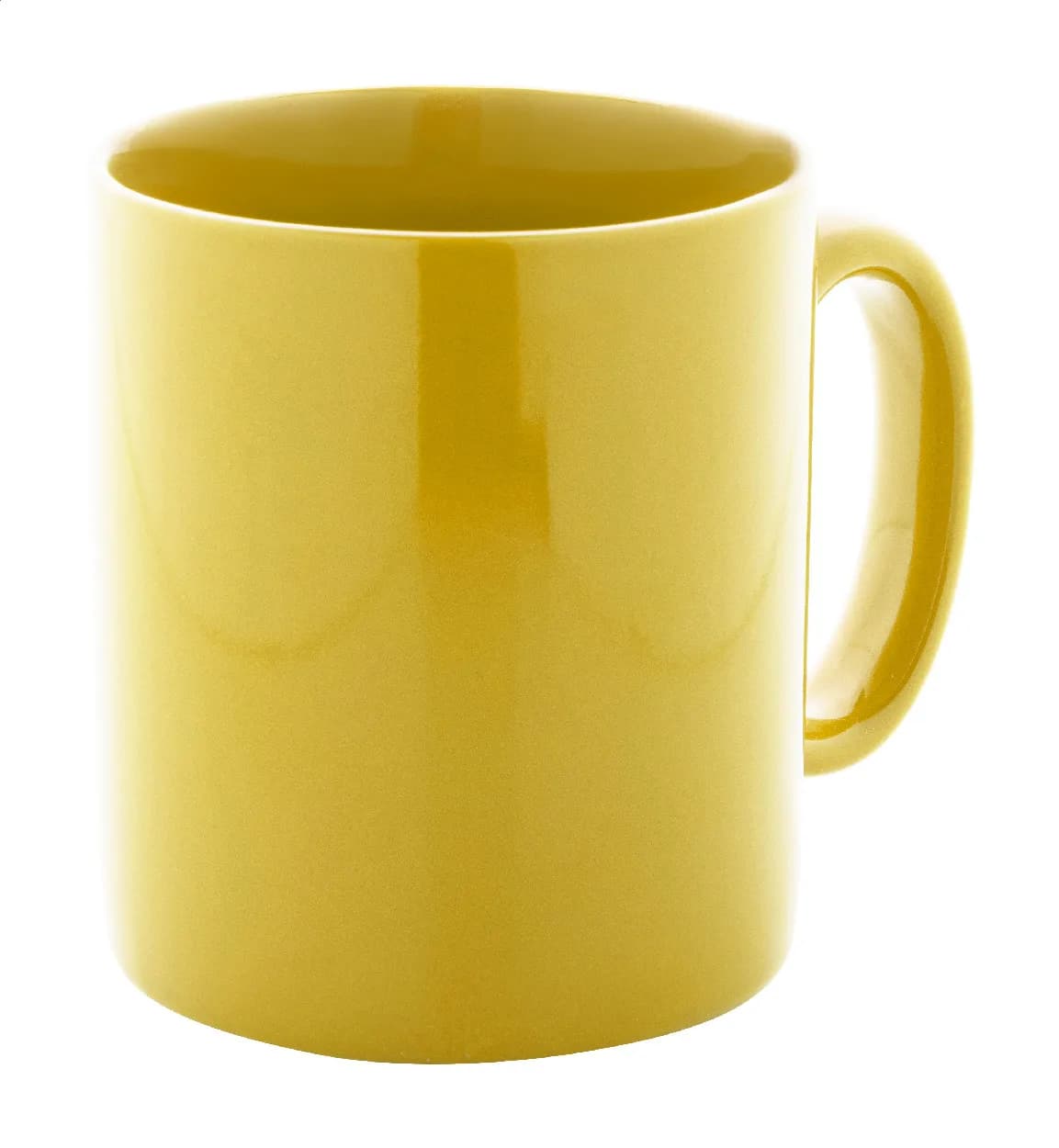 farbiger Keramikbecher - Kolomu - gelb (-02)