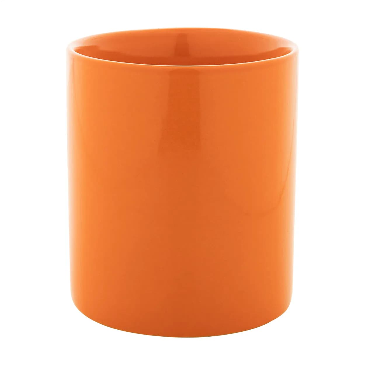 farbiger Keramikbecher - Kolomu - orange (-03)