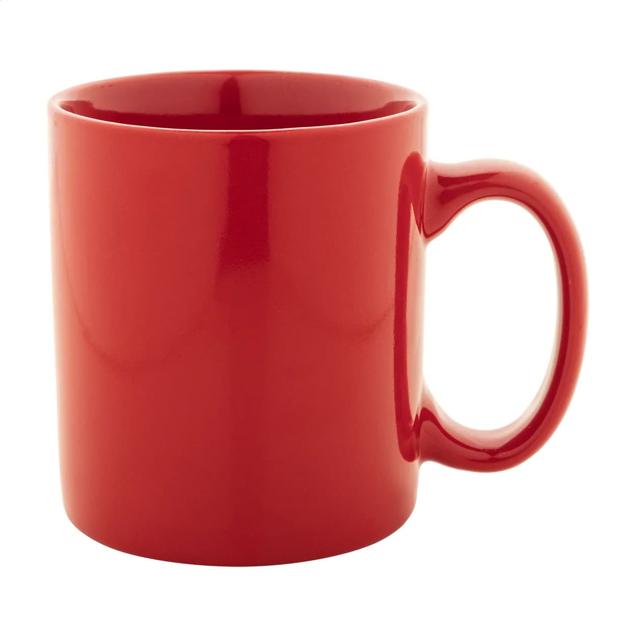 farbiger Keramikbecher - Kolomu - rot (-05)