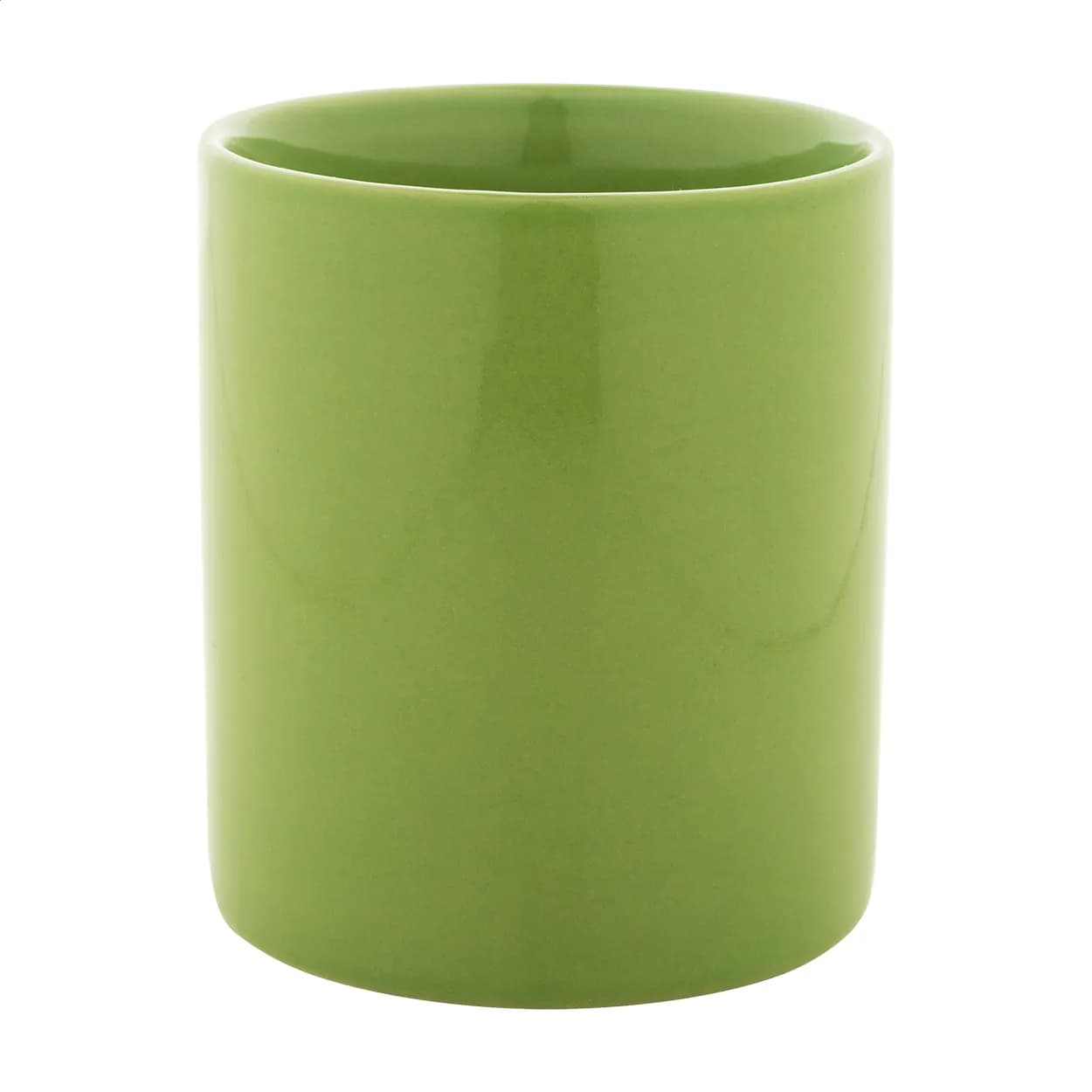 farbiger Keramikbecher - Kolomu - lindgrün (-07V)