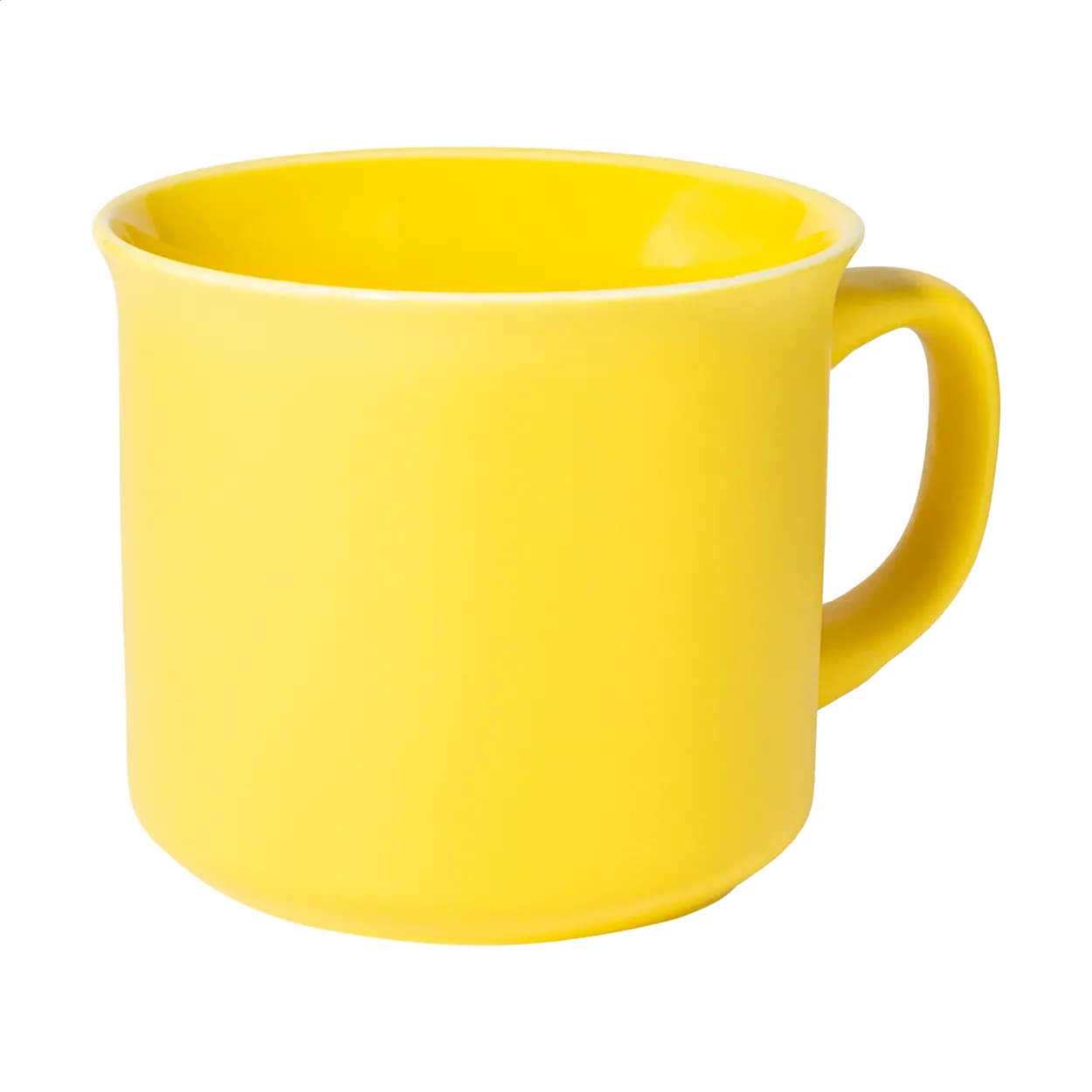 Matter Vintage-Becher - Woodstock Flat - gelb (-02)