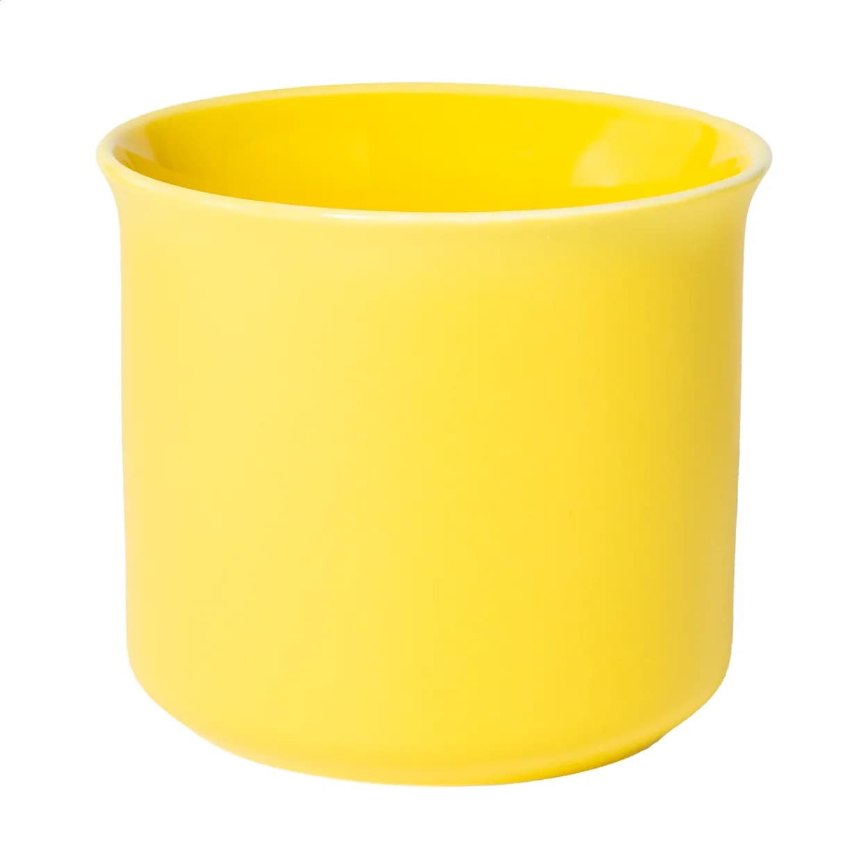 Matter Vintage-Becher - Woodstock Flat - gelb (-02)