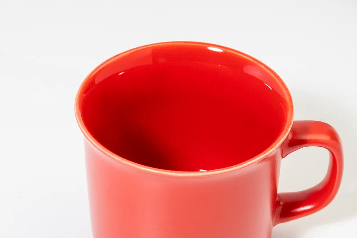 Matter Vintage-Becher - Woodstock Flat - rot (-05)