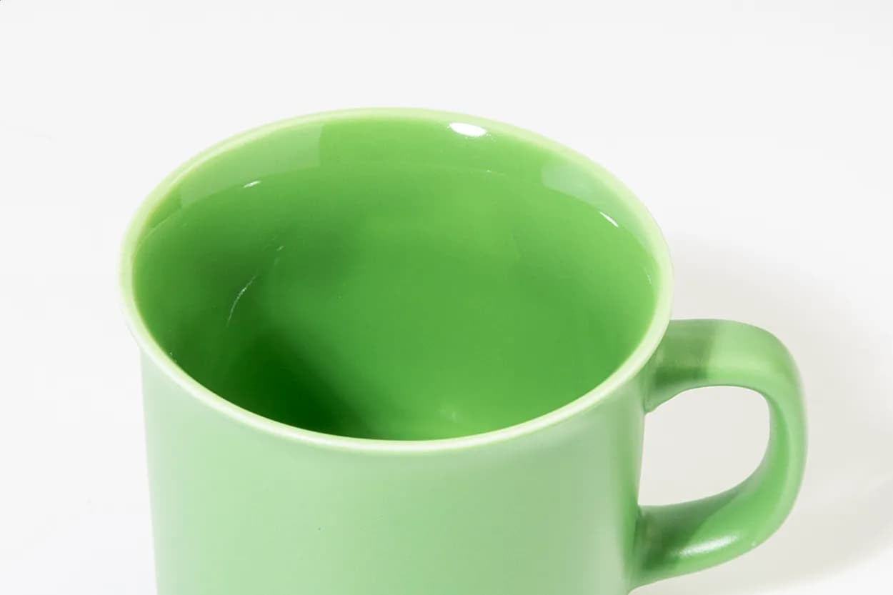 Matter Vintage-Becher - Woodstock Flat - lindgrün (-07V)