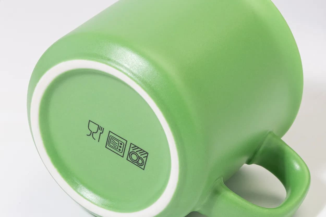 Matter Vintage-Becher - Woodstock Flat - lindgrün (-07V)