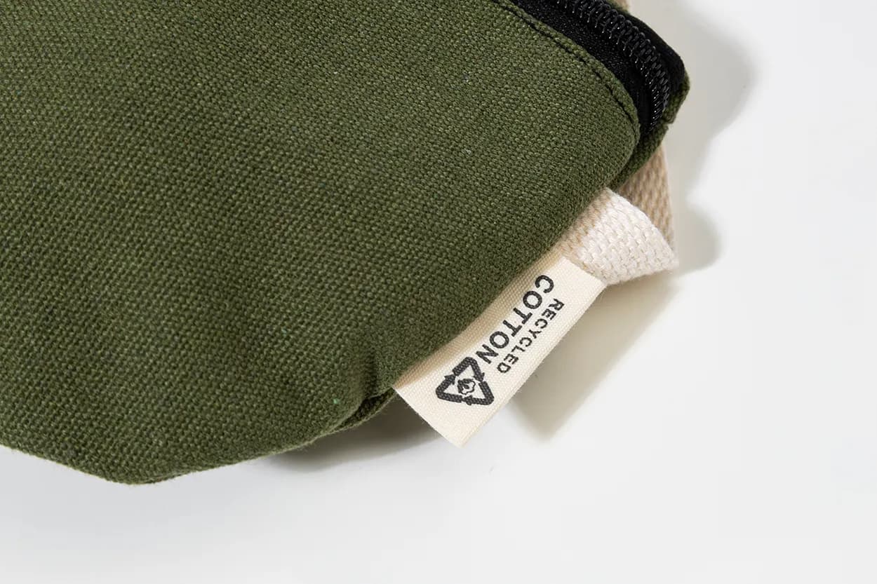 Gürteltasche aus recyceltem Canvas - Rekan Hip - grün (-07)