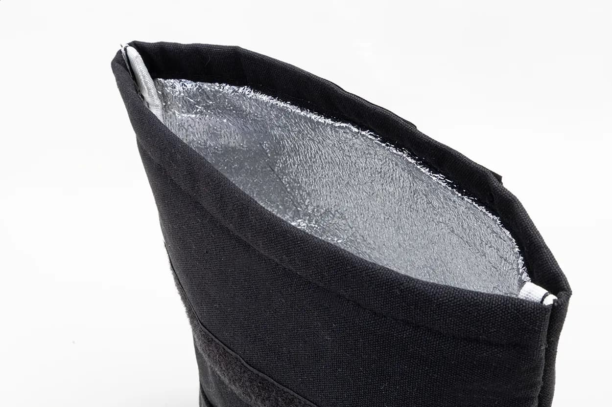 Rucksack aus recyceltem Canvas - Rekan Cool - schwarz (-10)