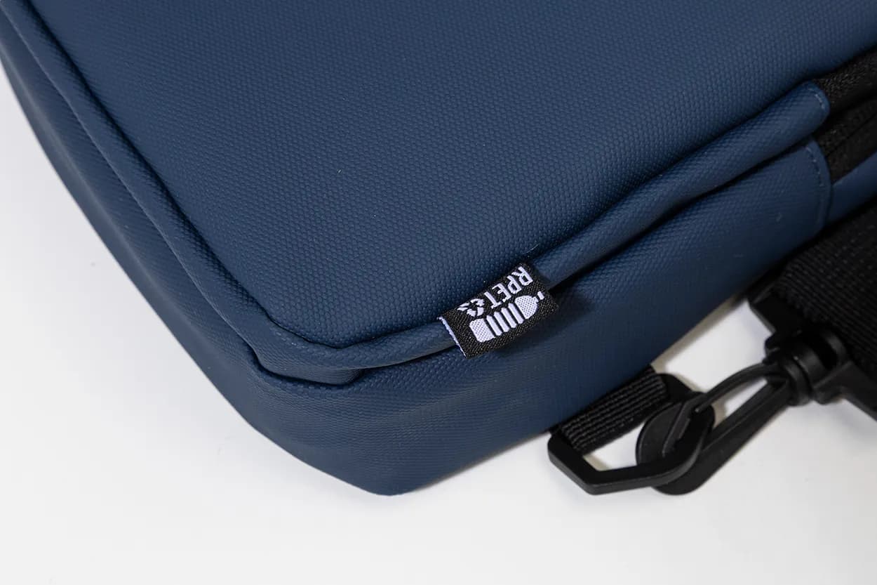 Shoulder bag, RPET - Crobud - dunkelblau (-06A)