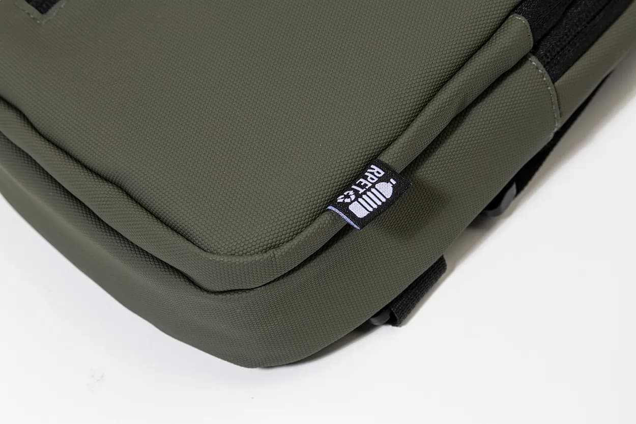 Shoulder bag, RPET - Crobud - grün (-07)