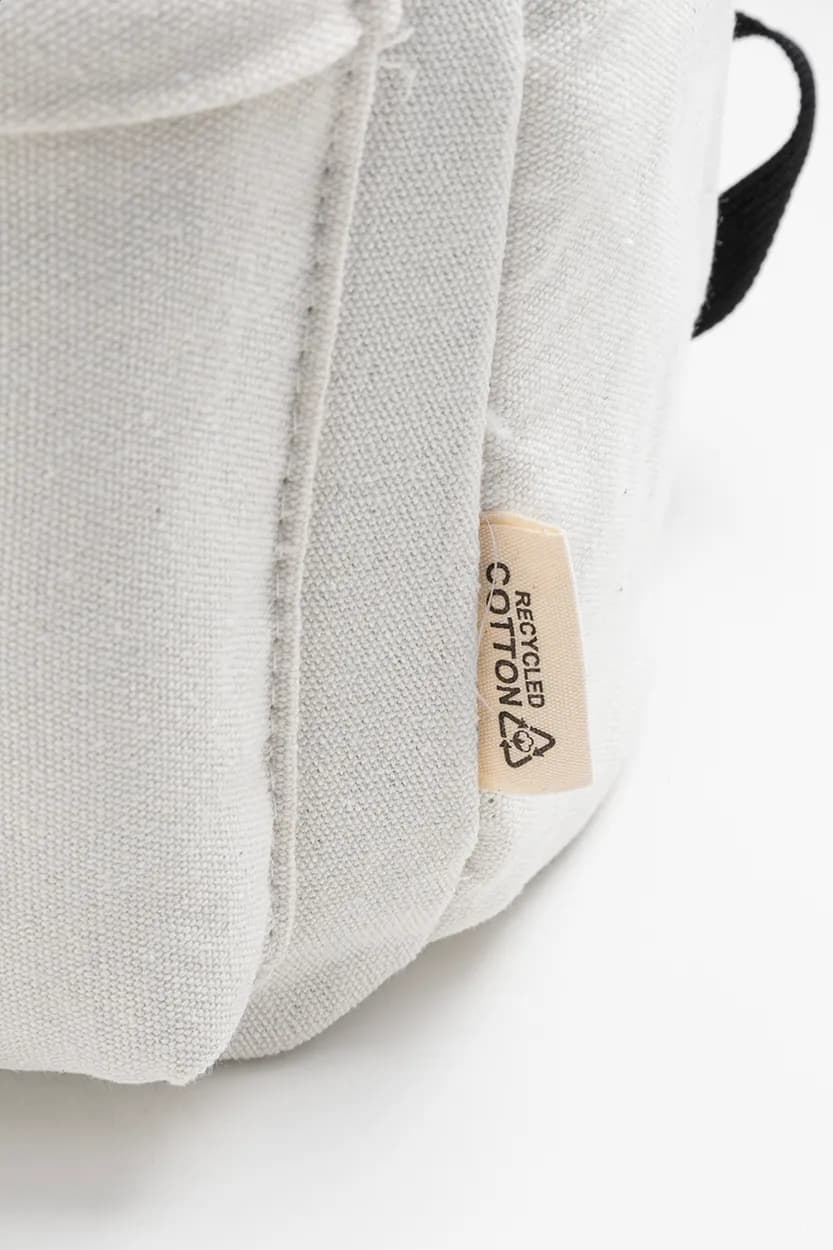 Rucksack aus recyceltem Canvas - Recabak - weiß (-01)