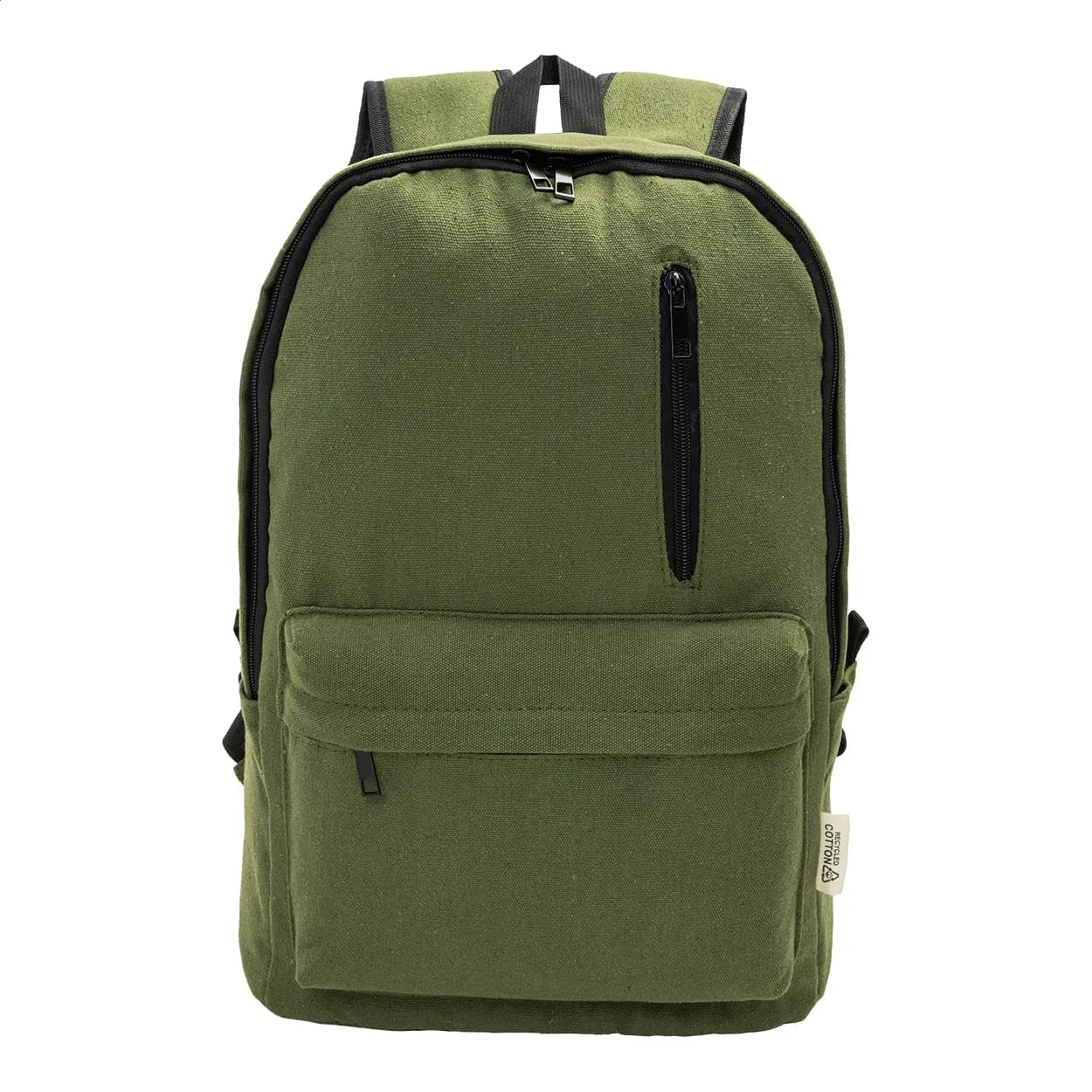 Rucksack aus recyceltem Canvas - Recabak - grün (-07)