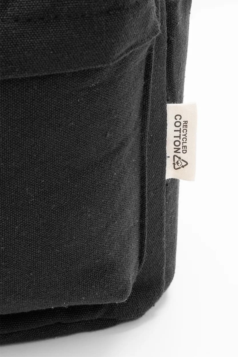Rucksack aus recyceltem Canvas - Recabak - schwarz (-10)