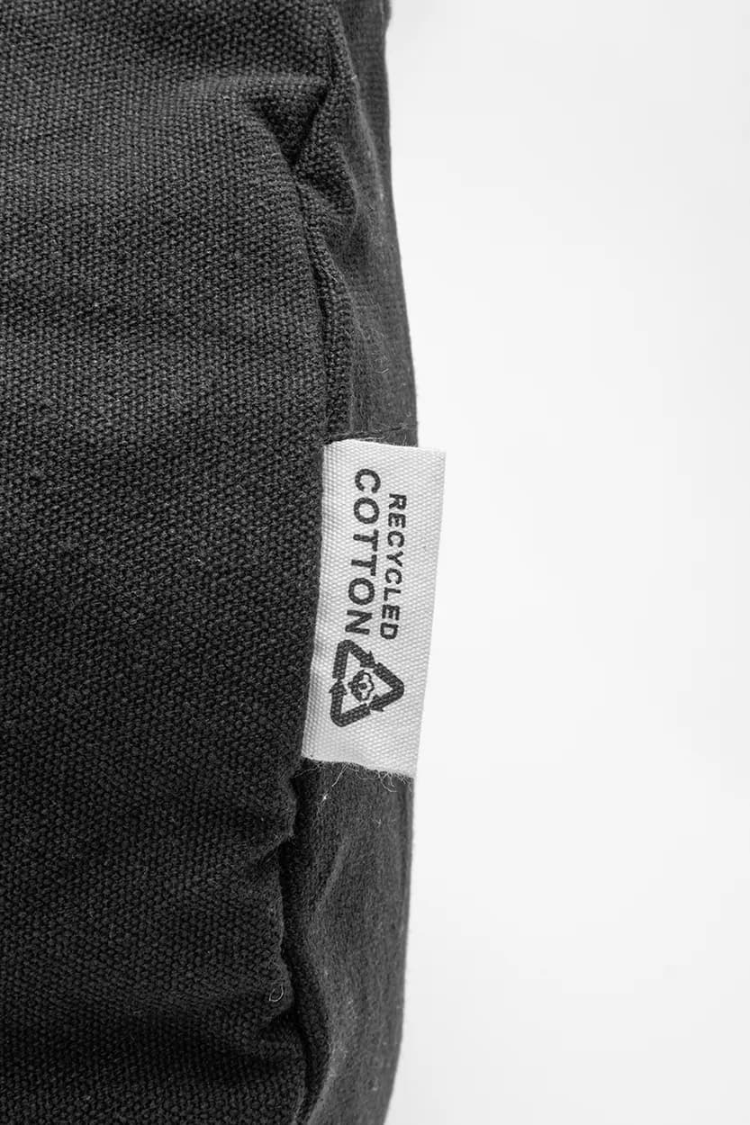 Sporttasche aus recyceltem Canvas - Rekan Duff - schwarz (-10)