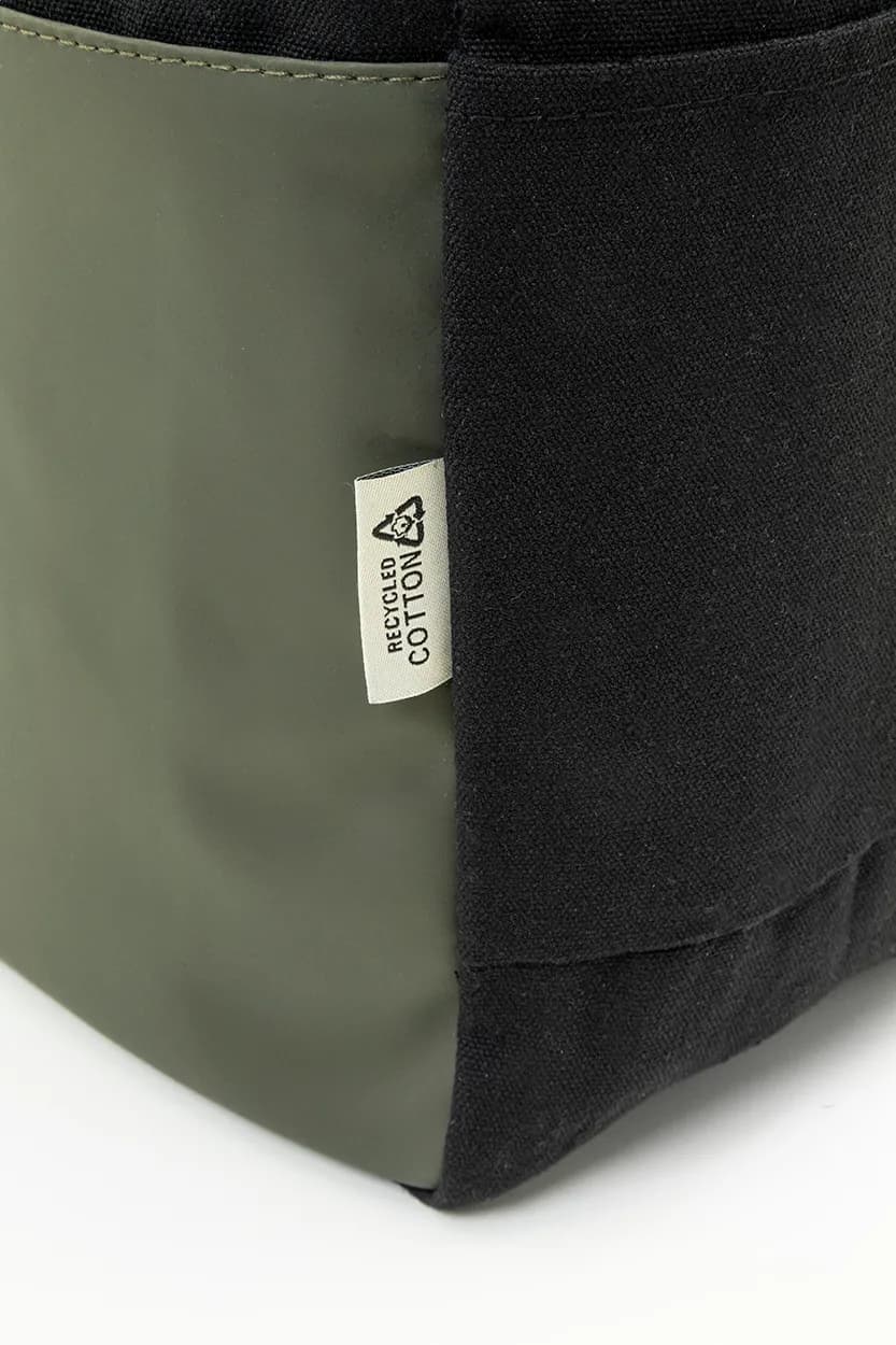 Rucksack aus recyceltem Canvas - Blakkan Back - grün (-07)