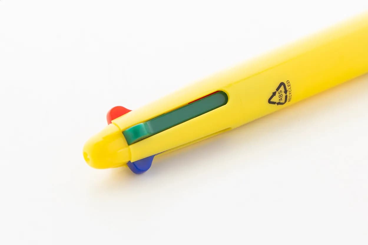4-Farben-KugelschreiberRABS - Quattro - gelb (-02)