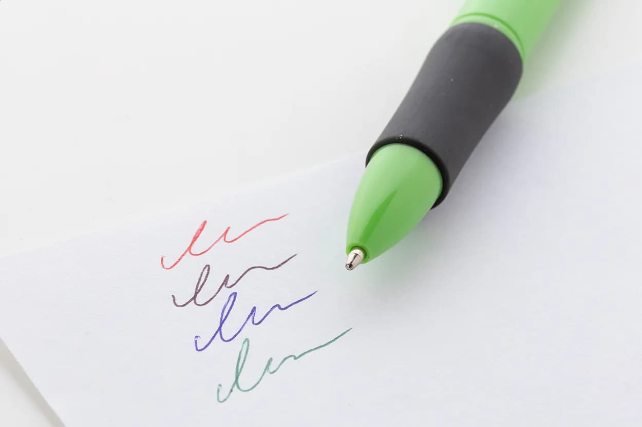 4-Farben-KugelschreiberRABS - Quattro - grün (-07)