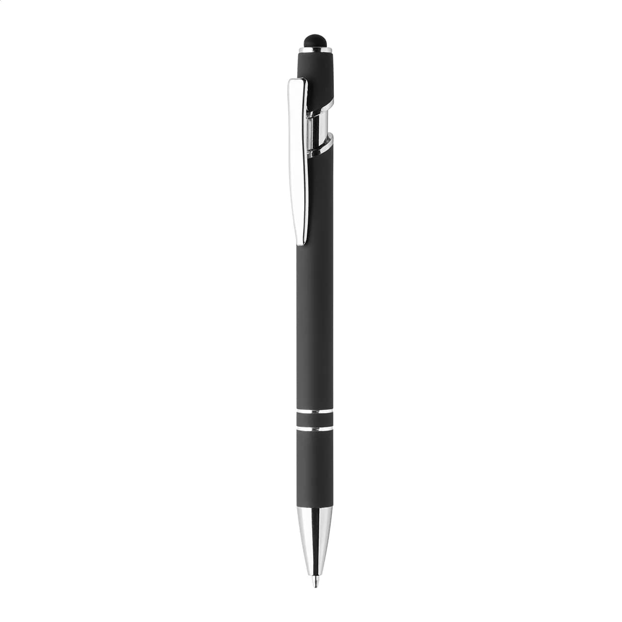 Touchpen-Kugelschreiber - Tonnel Soft - schwarz (-10)