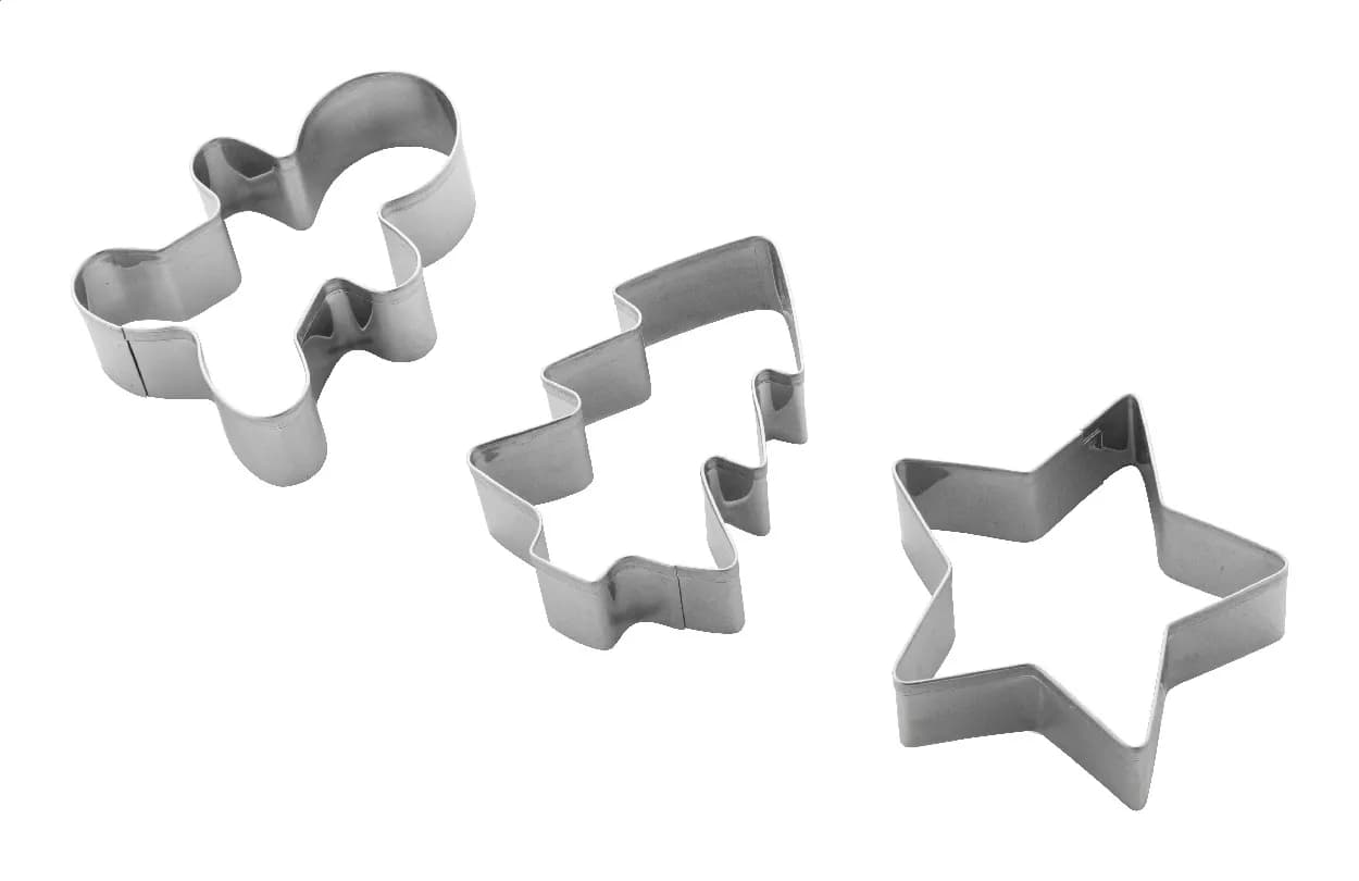 Weihnachts-Ausstechformen-Set - Pepparku - silber